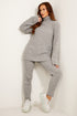 Juniper Grey Oversized Roll Neck Knitted Co-Ord