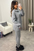Juniper Grey Oversized Roll Neck Knitted Co-Ord
