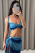 Kammie Blue Ombre Braided Bralet and Maxi Skirt Co-Ord