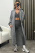 Rudy Grey Balloon Sleeve Maxi Knitted Cardigan