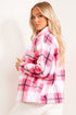 Darcy Red Check Oversized Shacket