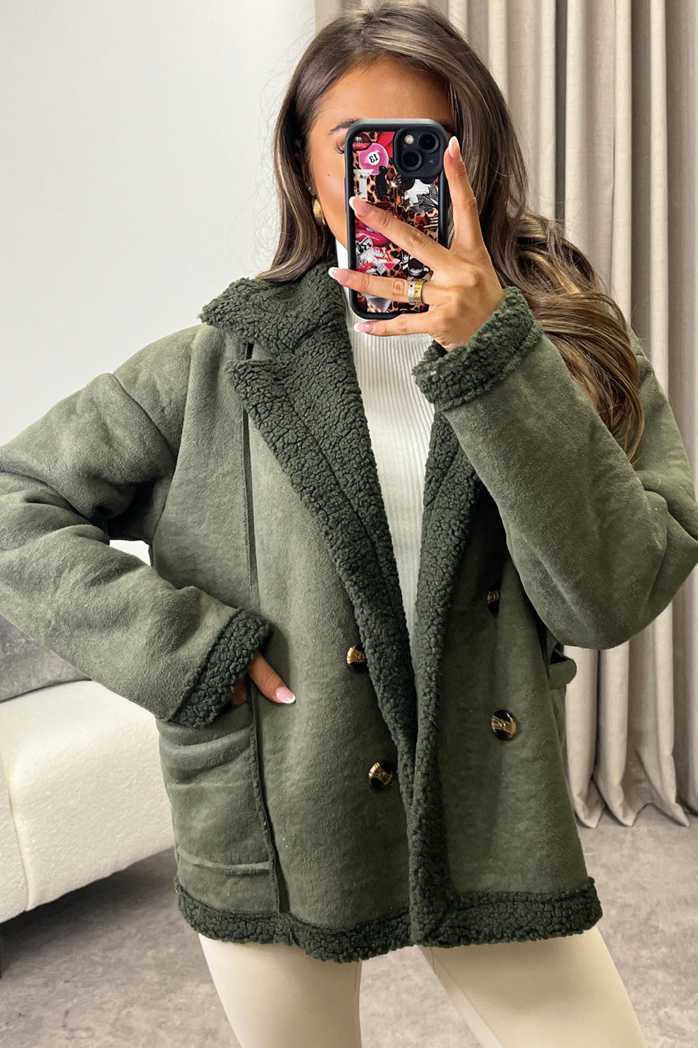Lasula teddy jacket shop